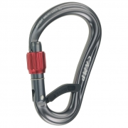 CAMP Atom Belay Lock Carabiner - Gun Metal